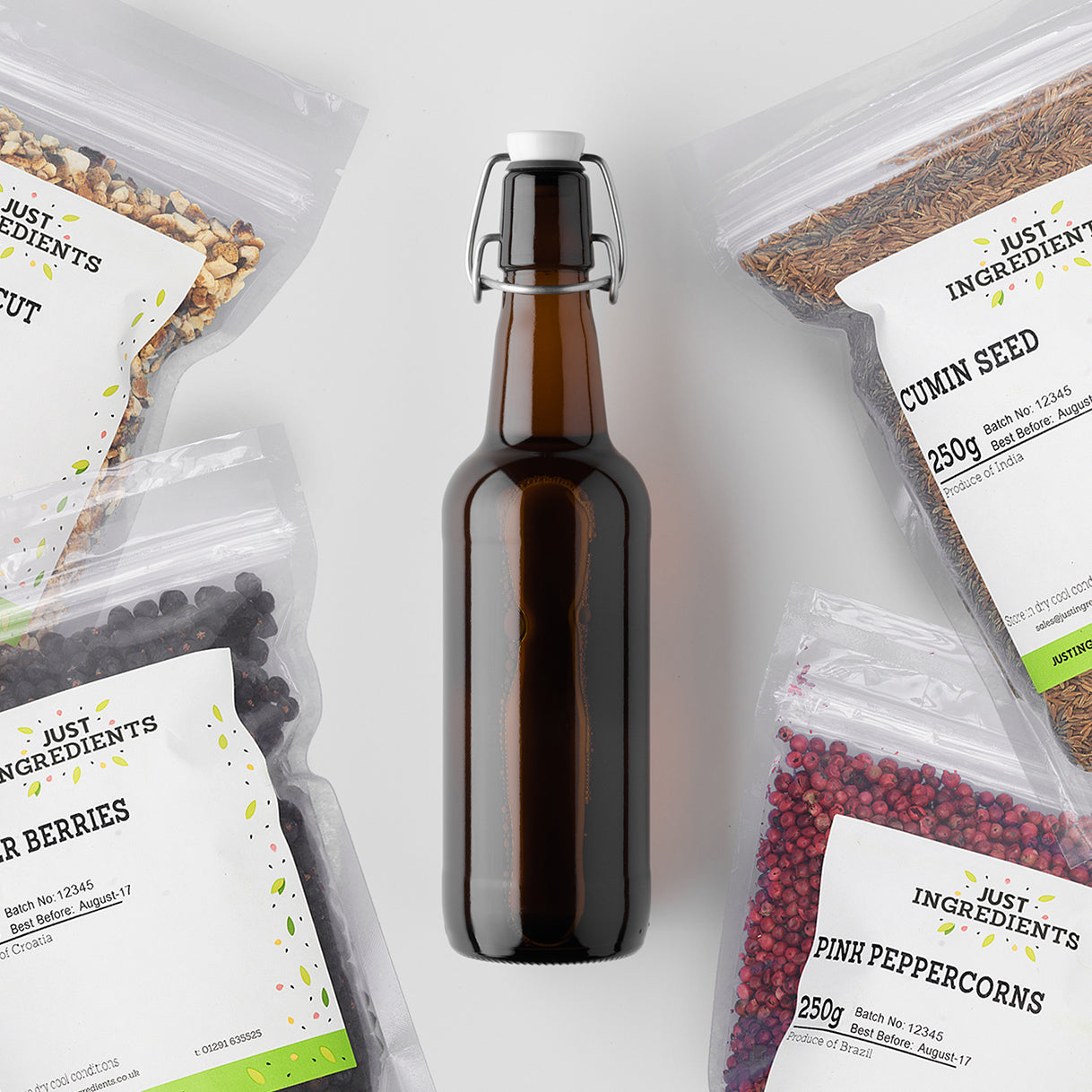JustIngredients Retail Bitter Orange Peel - coarse cut